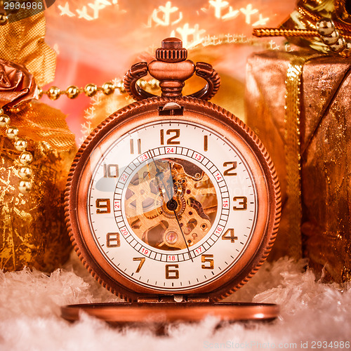 Image of Christmas pocket watch