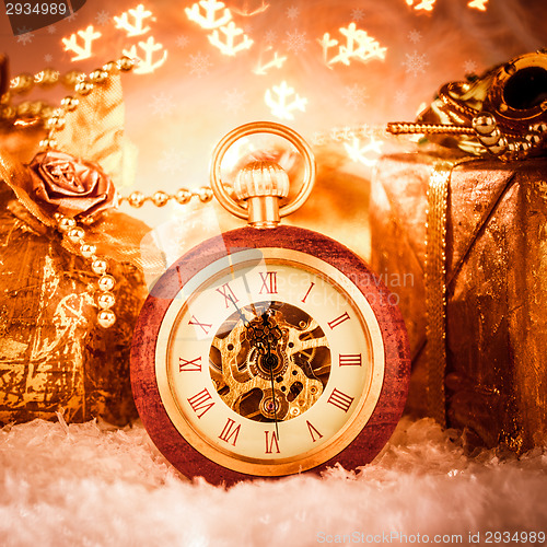 Image of Christmas pocket watch