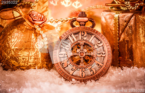 Image of Christmas pocket watch