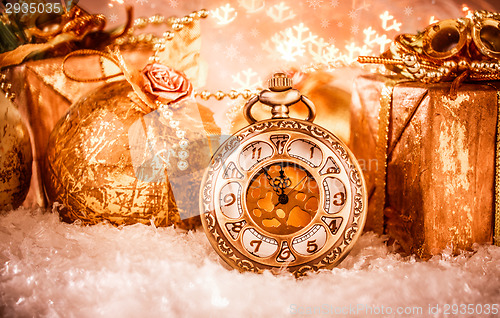 Image of Christmas pocket watch