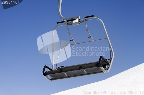 Image of Chair-lift close-up view