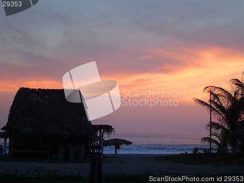 Image of porto escondido sunset