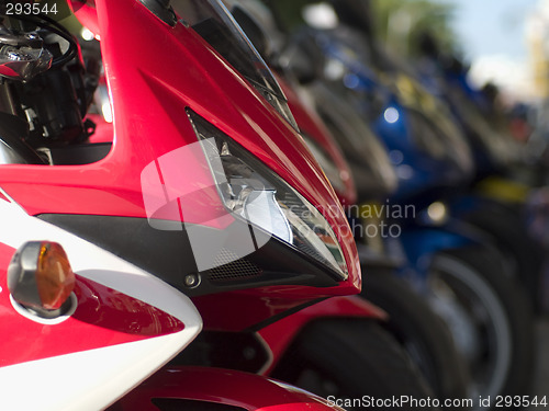 Image of Detail of motorbike