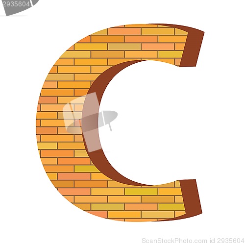 Image of brick letter C