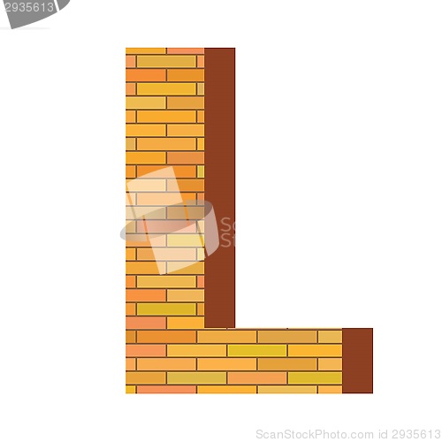Image of brick letter L