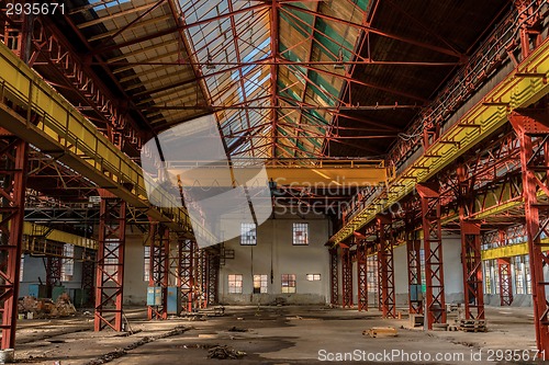 Image of Electricity distribution hall in metal industry