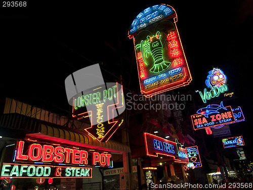 Image of Neon seafood