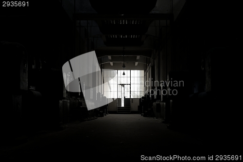 Image of Dark and abandoned place