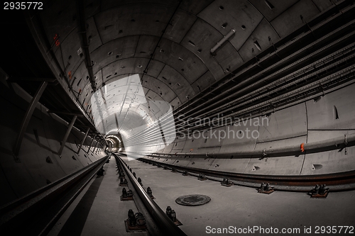 Image of Underground tunnel for the subway