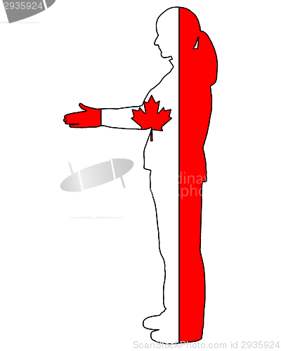 Image of Canadian handshake