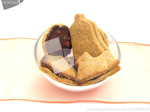 Image of Brotkorb mit selbstgemachten Vollkornbr?tchen