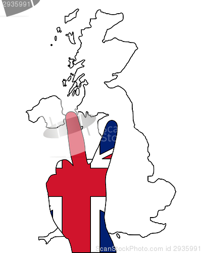 Image of British hand signal