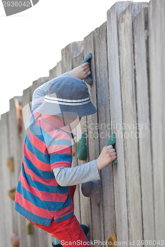 Image of kid climbing