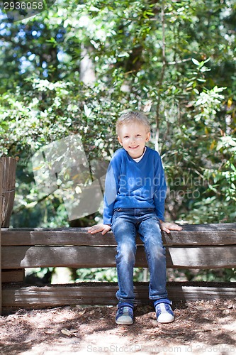 Image of kid in forest