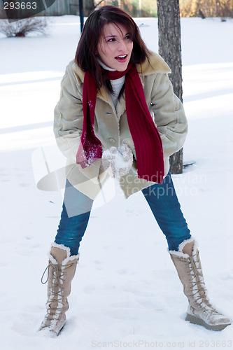 Image of Snowball fight time