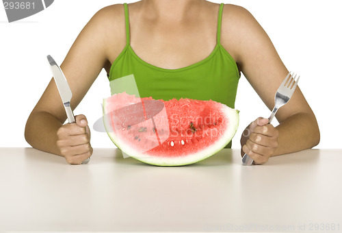 Image of Watermelon hungry