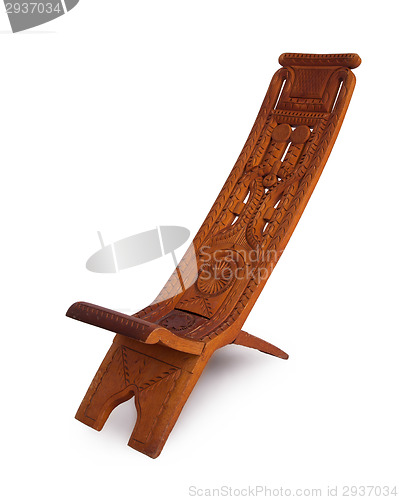 Image of Unique wooden chair from Suriname