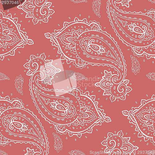 Image of Seamless Paisley pattern.