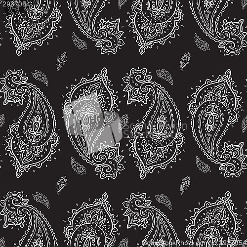 Image of Seamless Paisley background.