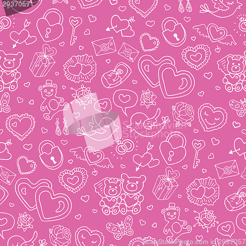 Image of Seamless wedding patterns.