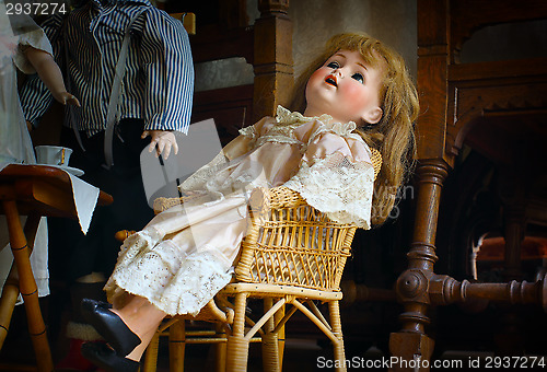 Image of Creepy Antique Doll