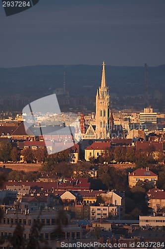 Image of Budapest evening