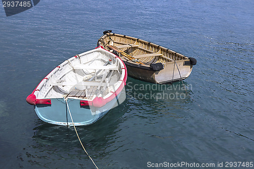 Image of Small wooden boats 