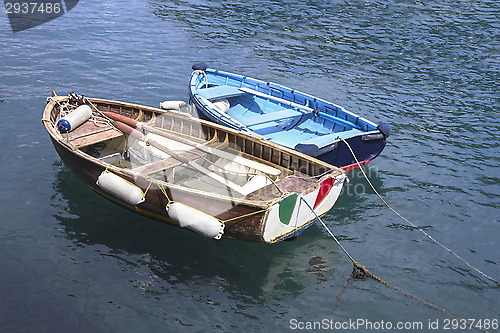 Image of Two Wooden ships