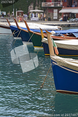 Image of Wooden ships, in the port 