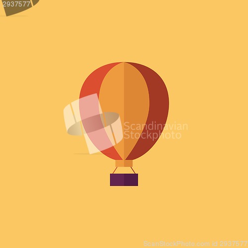 Image of Balloon. Transportation Flat Icon