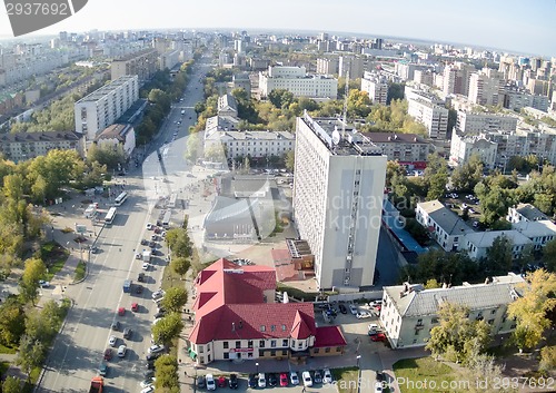 Image of Republics and Holodilnaya intersection. Tyumen