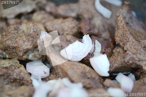 Image of fried liver and fresh onions