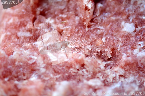 Image of raw beef piece, macro