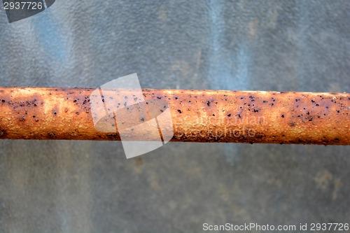 Image of rusty metal pipe