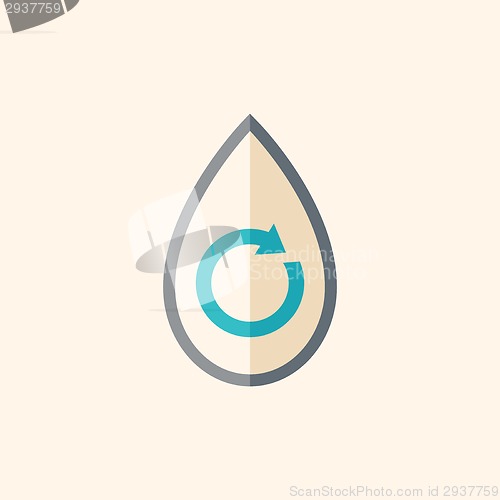 Image of Water Flat Icon