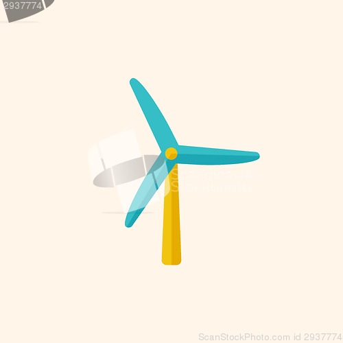 Image of Wind Energy Flat Icon