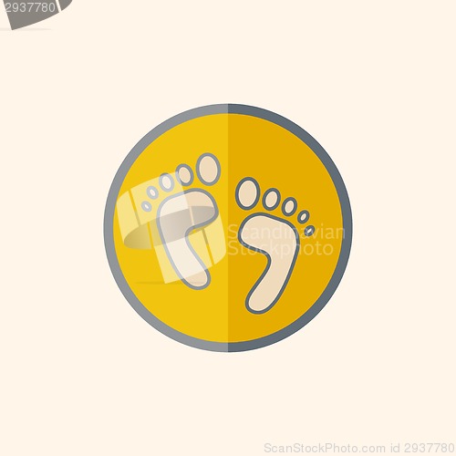 Image of Feet Flat Icon