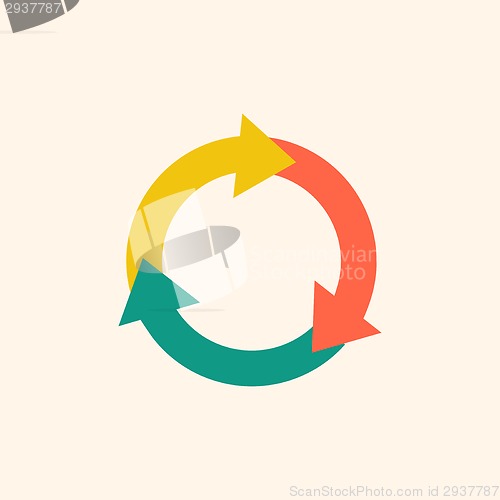Image of Recycle Flat Icon
