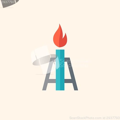 Image of Gas Flat Icon
