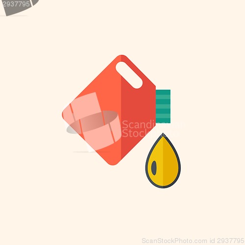 Image of Oil Flat Icon