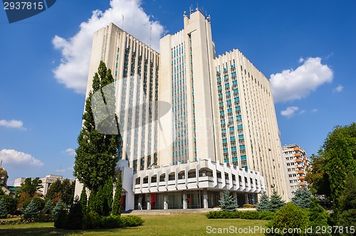 Image of Authorithy building in Chisinau, Moldova