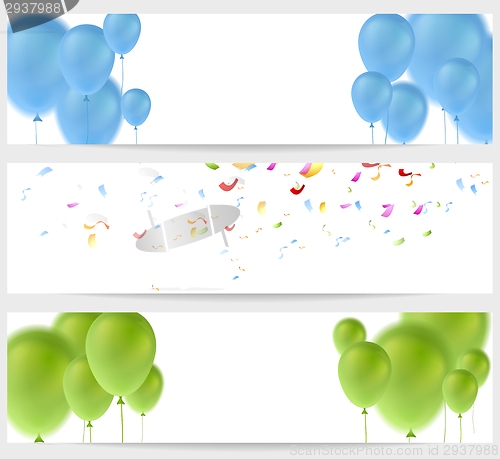 Image of Abstract greeting banners