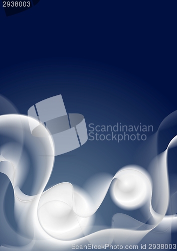 Image of Abstract shiny pearl color waves