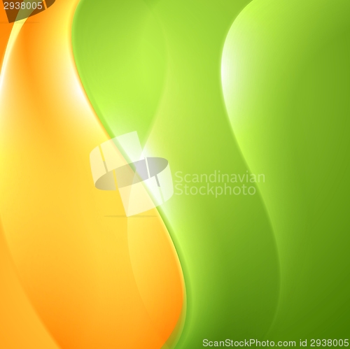 Image of Colorful wavy abstract design