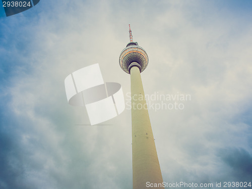 Image of Retro look TV Tower Berlin