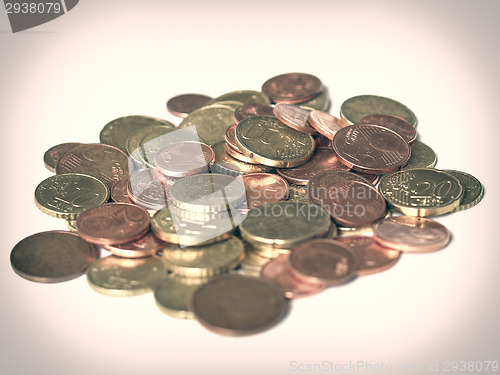 Image of Retro look Euro coin