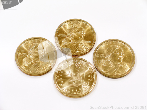 Image of US Dollar Gold Coins