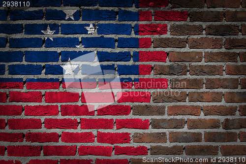 Image of Dark brick wall - Samoa