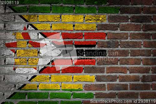 Image of Dark brick wall - Zimbabwe