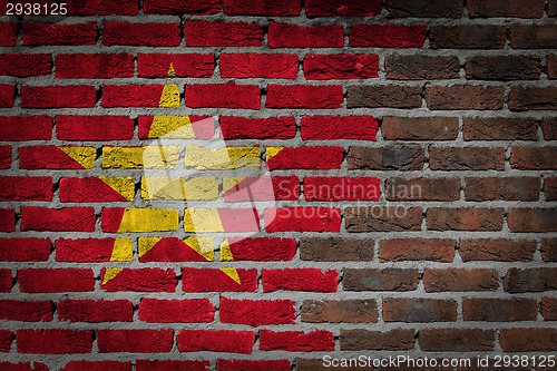 Image of Dark brick wall - Vietnam